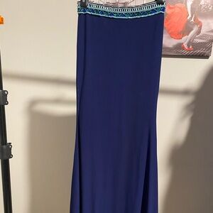 Primavera Navy Blue Beaded Skirt!